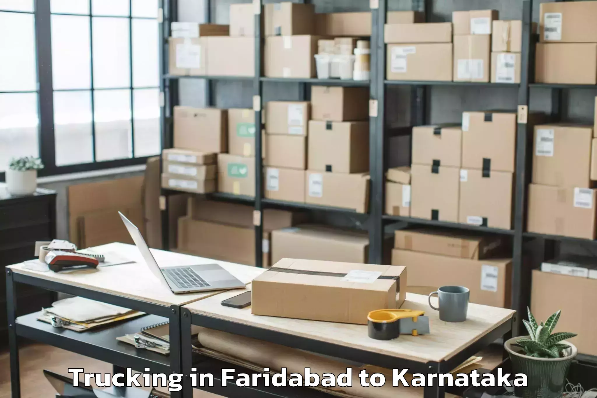 Affordable Faridabad to Inorbit Mall Bangalore Trucking